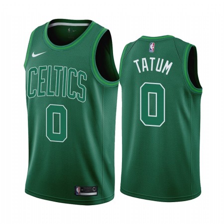 Maglia NBA Boston Celtics Jayson Tatum 0 2020-21 Earned Edition Swingman - Uomo